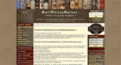 Desktop Screenshot of maltwhiskymarket.de
