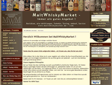 Tablet Screenshot of maltwhiskymarket.de